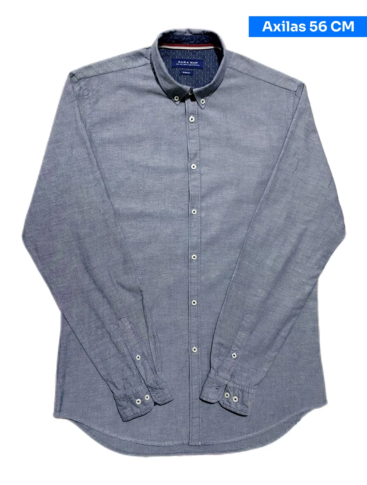 Camisa ZARA MAN - Talle L Slim Fit