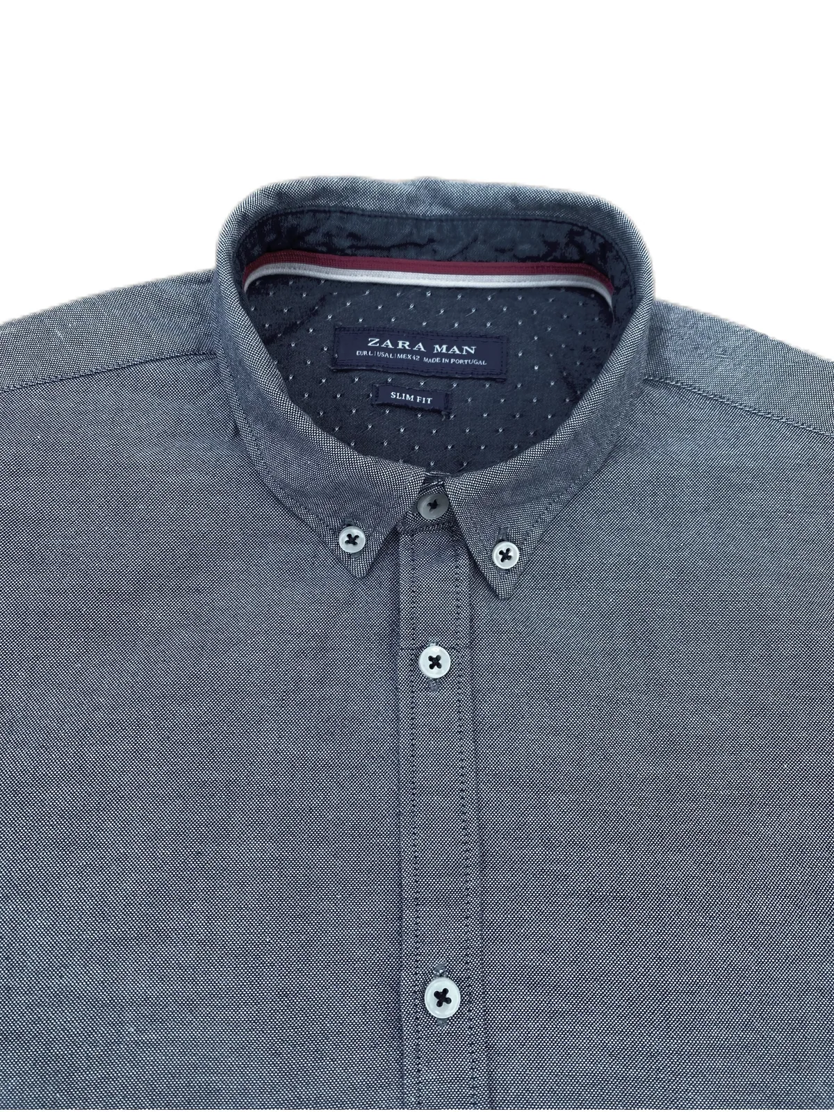 Camisa ZARA MAN - Talle L Slim Fit — foto 2
