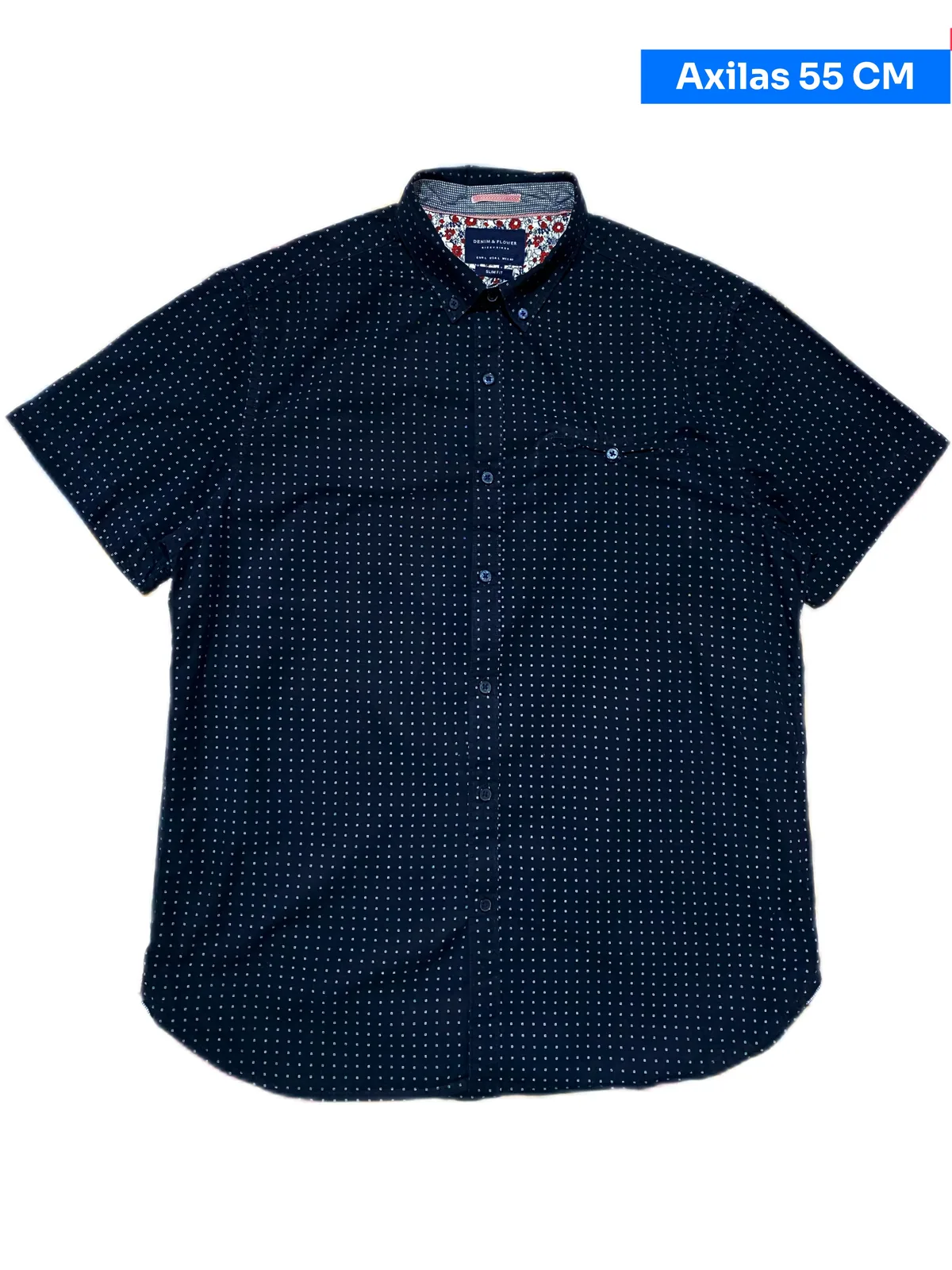 Camisa DENIM & FLOWER - Talle M