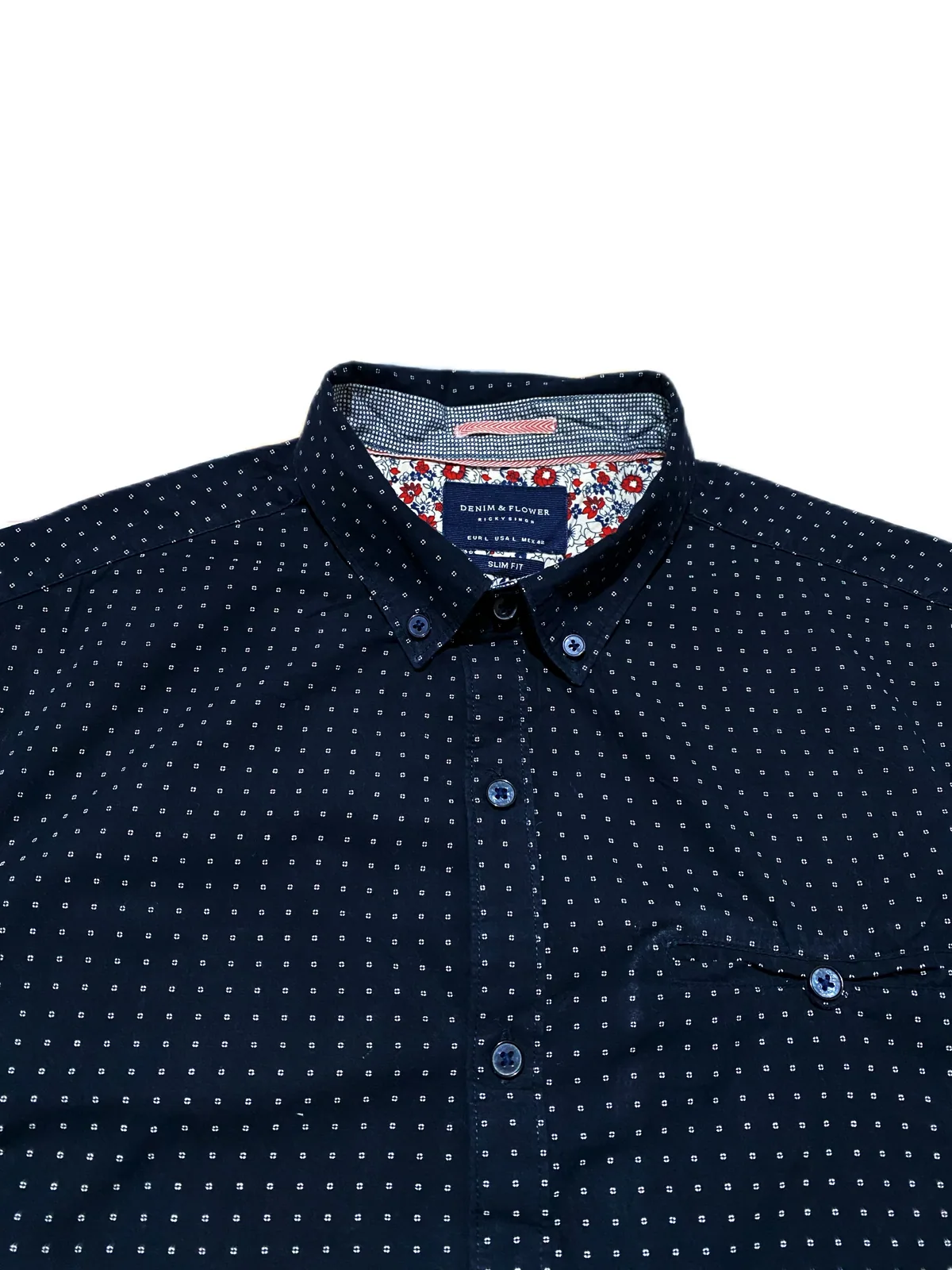 Camisa DENIM & FLOWER - Talle M — foto 3