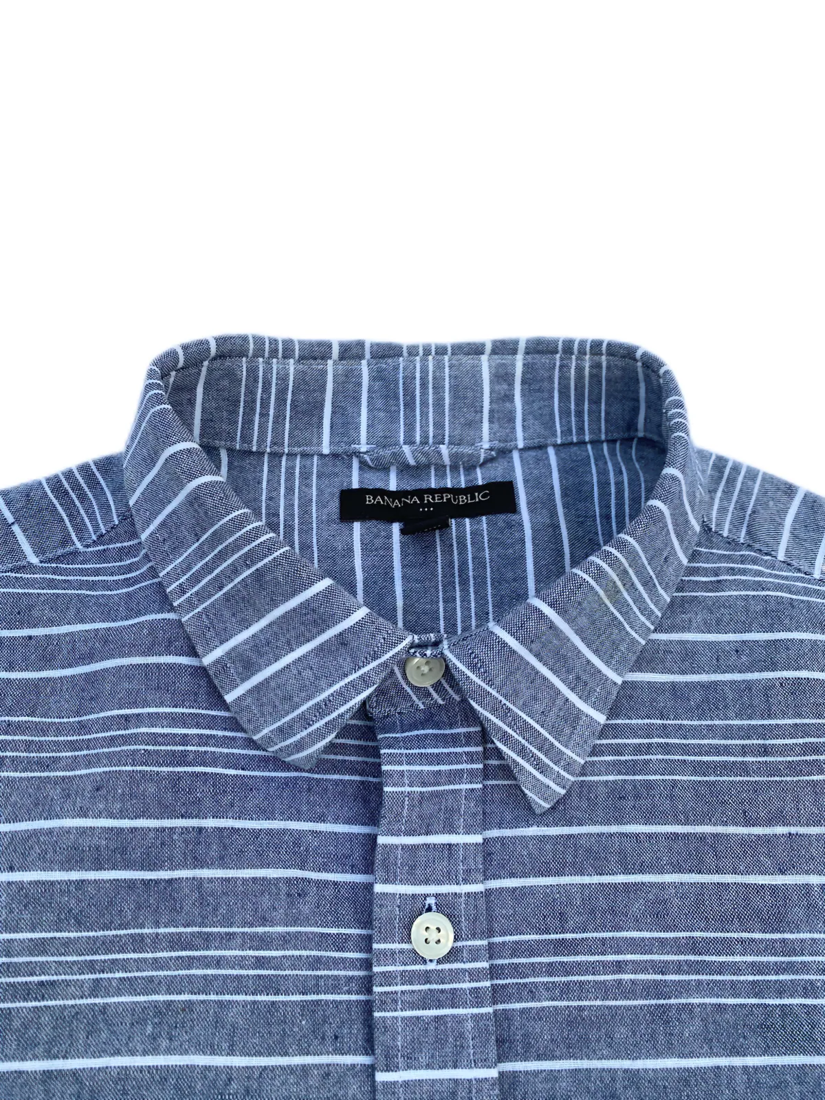 Camisa BANANA REPUBLIC - Talle L entallado Lino — foto 2