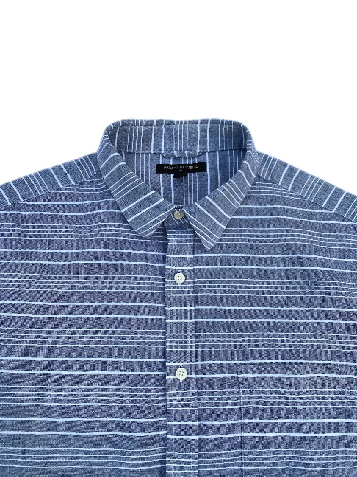 Camisa BANANA REPUBLIC - Talle L entallado Lino — foto 3