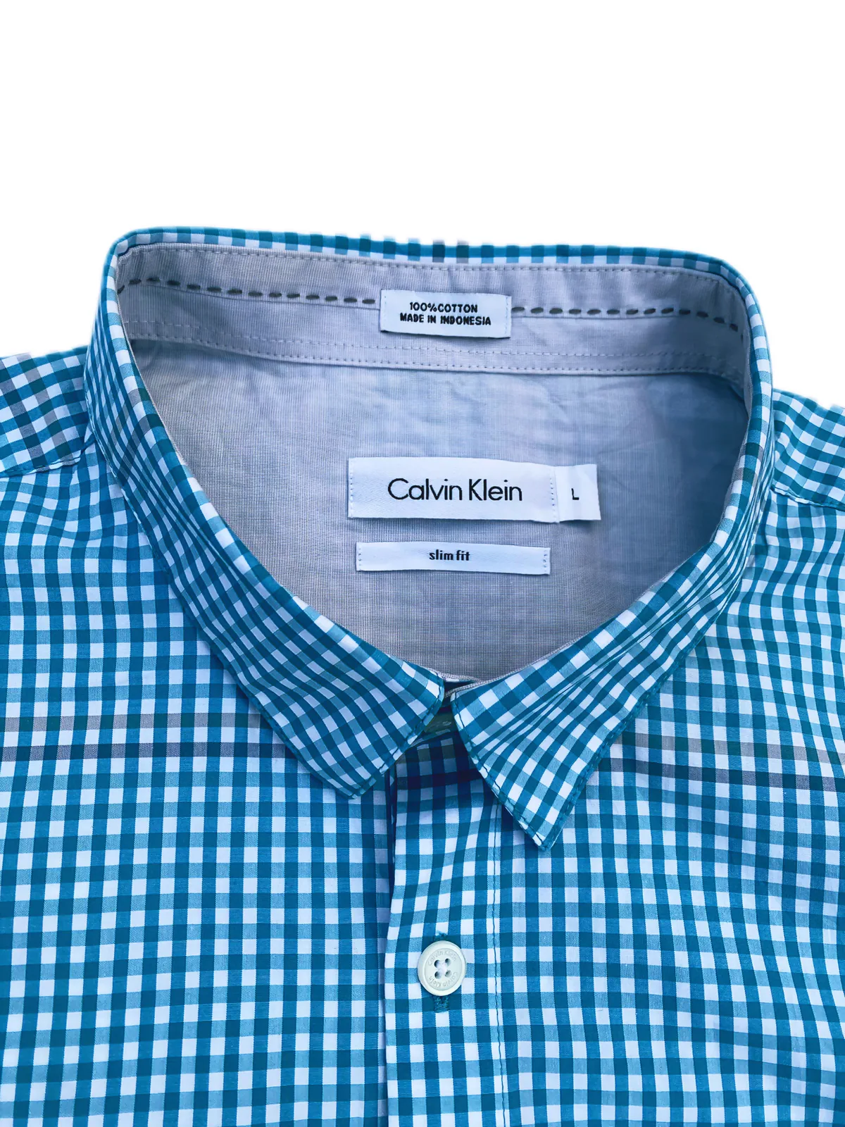 Camisa Calvin Klein - Talle L Slim Fit — foto 2
