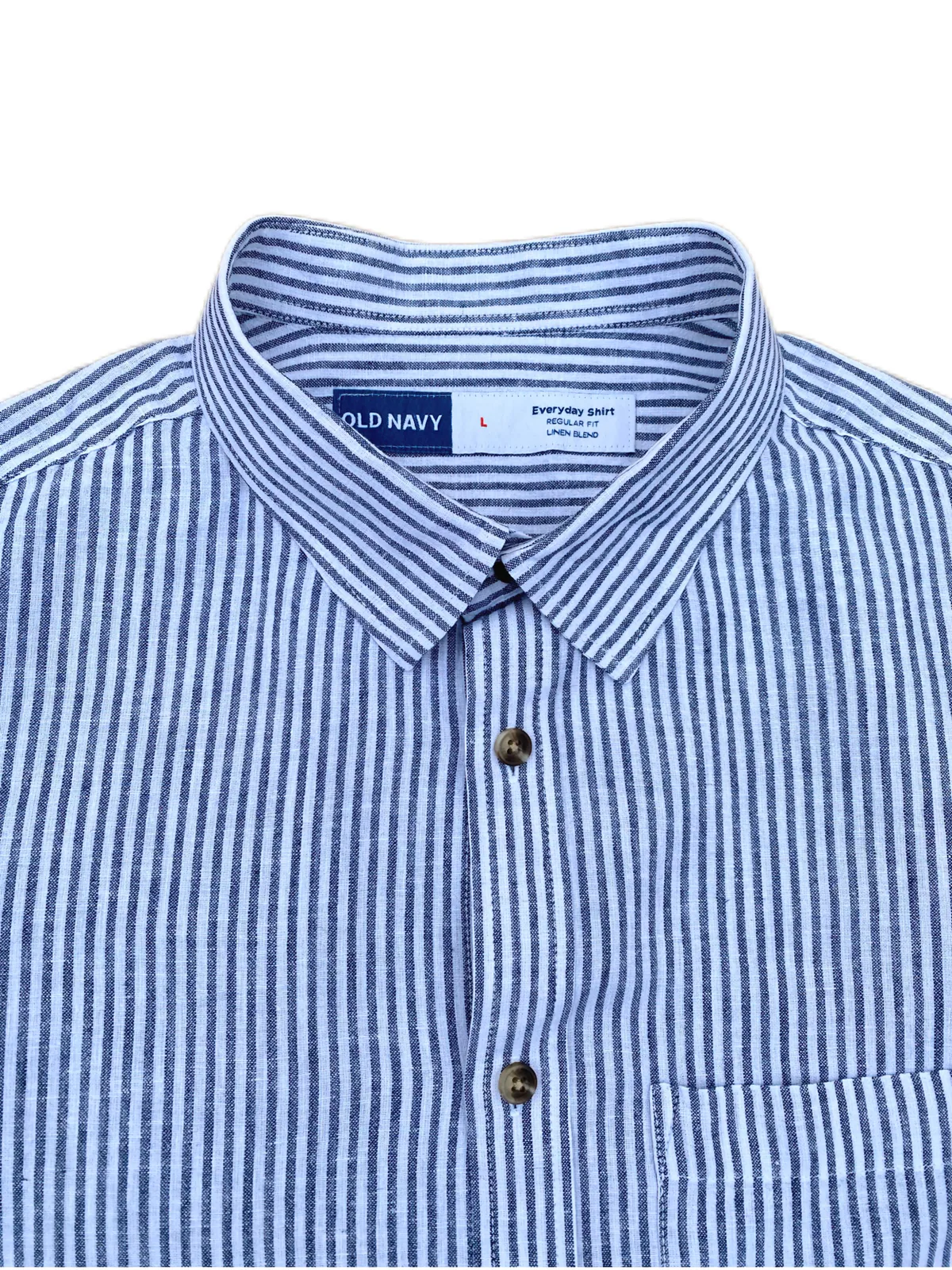 Camisa OLD NAVY Talle XL LINO / figura como L pero es para talle XL — foto 2