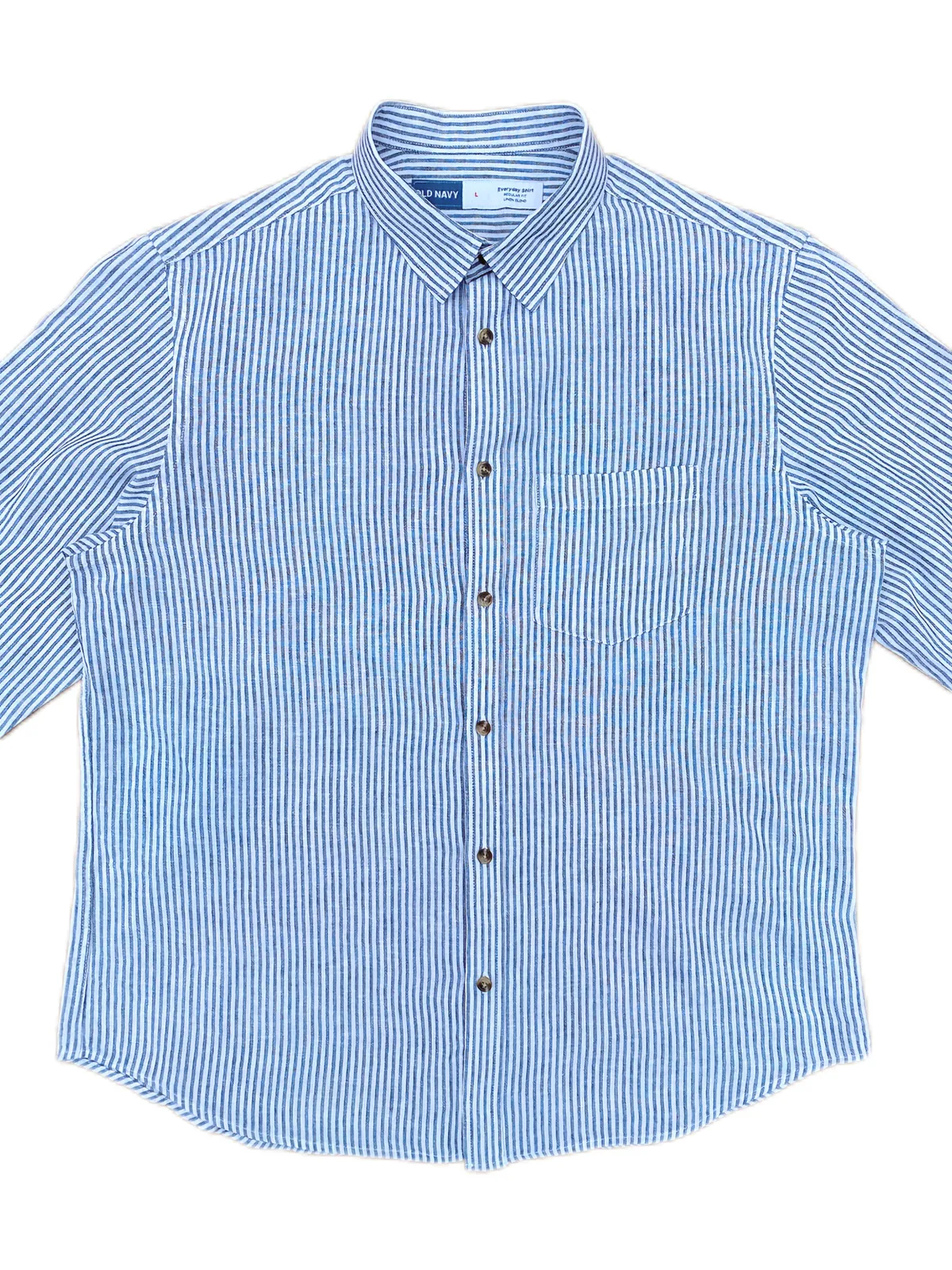 Camisa OLD NAVY Talle XL LINO / figura como L pero es para talle XL — foto 3
