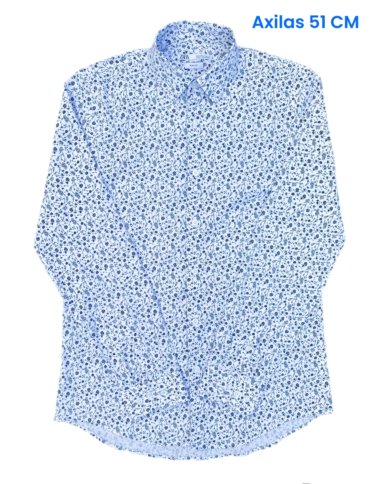 Camisa ZARA Talle M SLIM FIT/ Elastisado