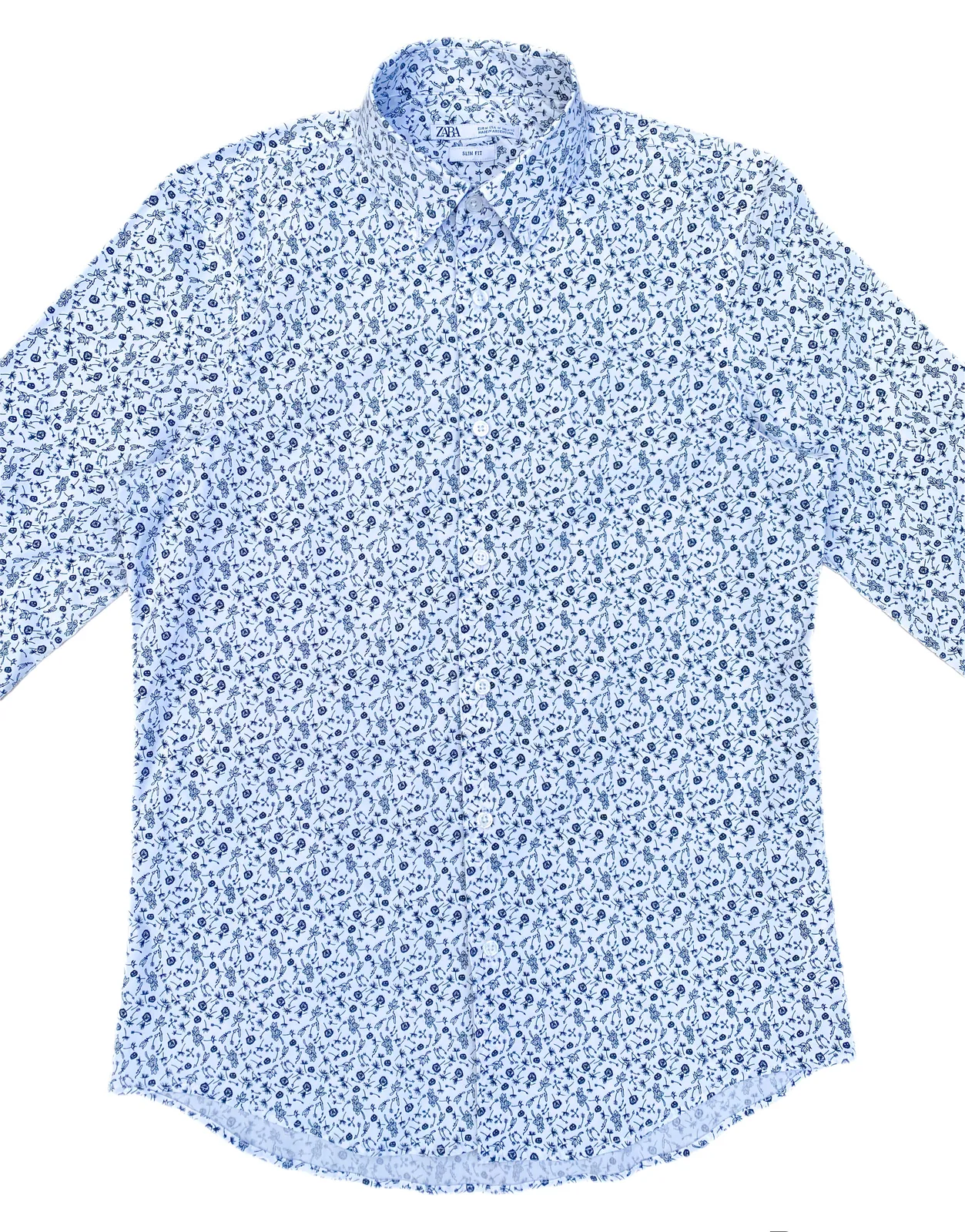 Camisa ZARA Talle M SLIM FIT/ Elastisado — foto 3