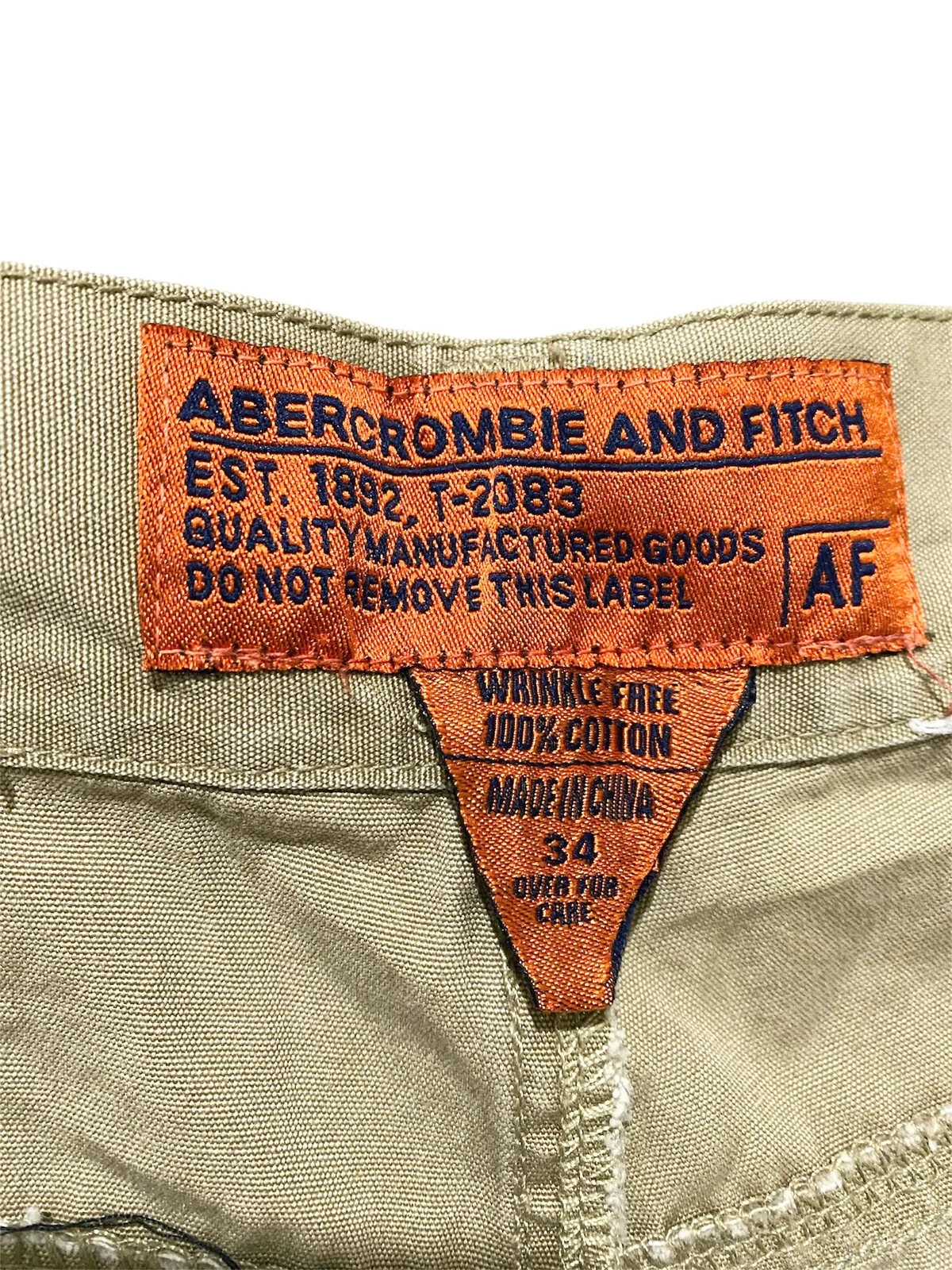 Pantalón ABERCROMBIE AND FITCH Talle 34 Cargo — foto 4