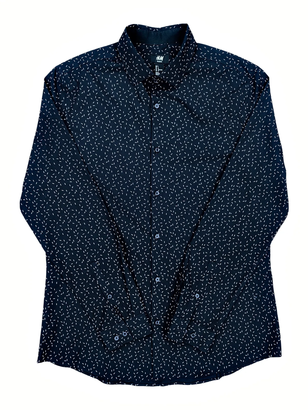 Camisa H&M Talle L Slim Fit
