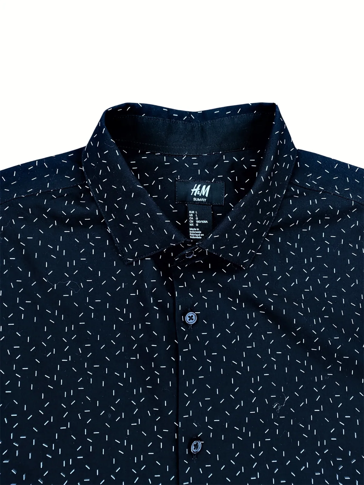 Camisa H&M Talle L Slim Fit — foto 2