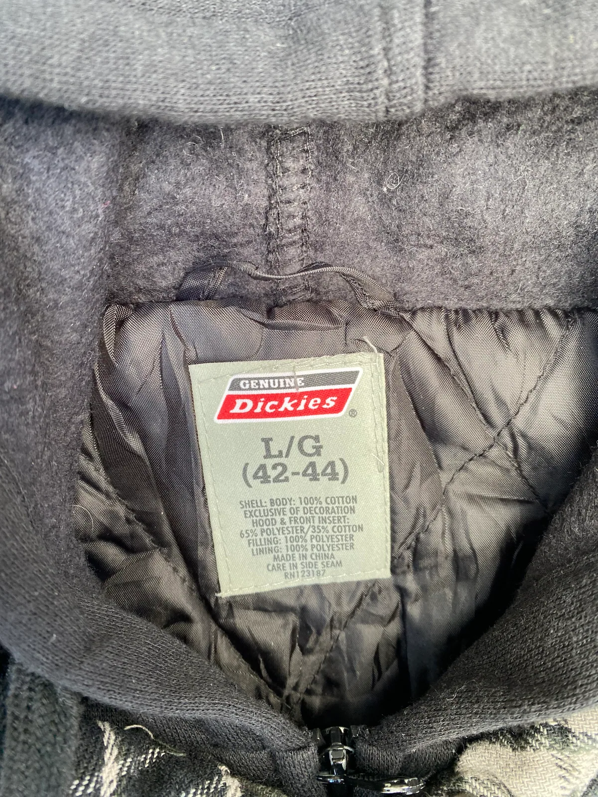 Camisa DICKES de franela Talle L — foto 5
