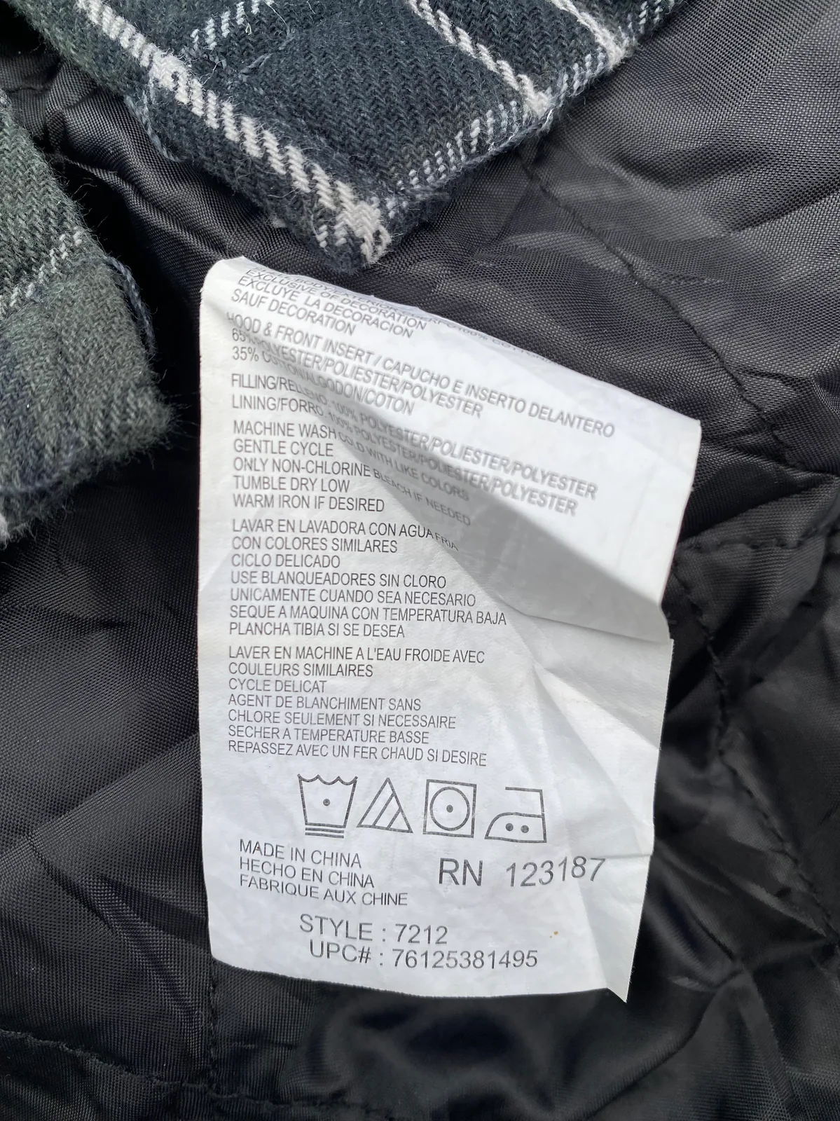 Camisa DICKES de franela Talle L — foto 6