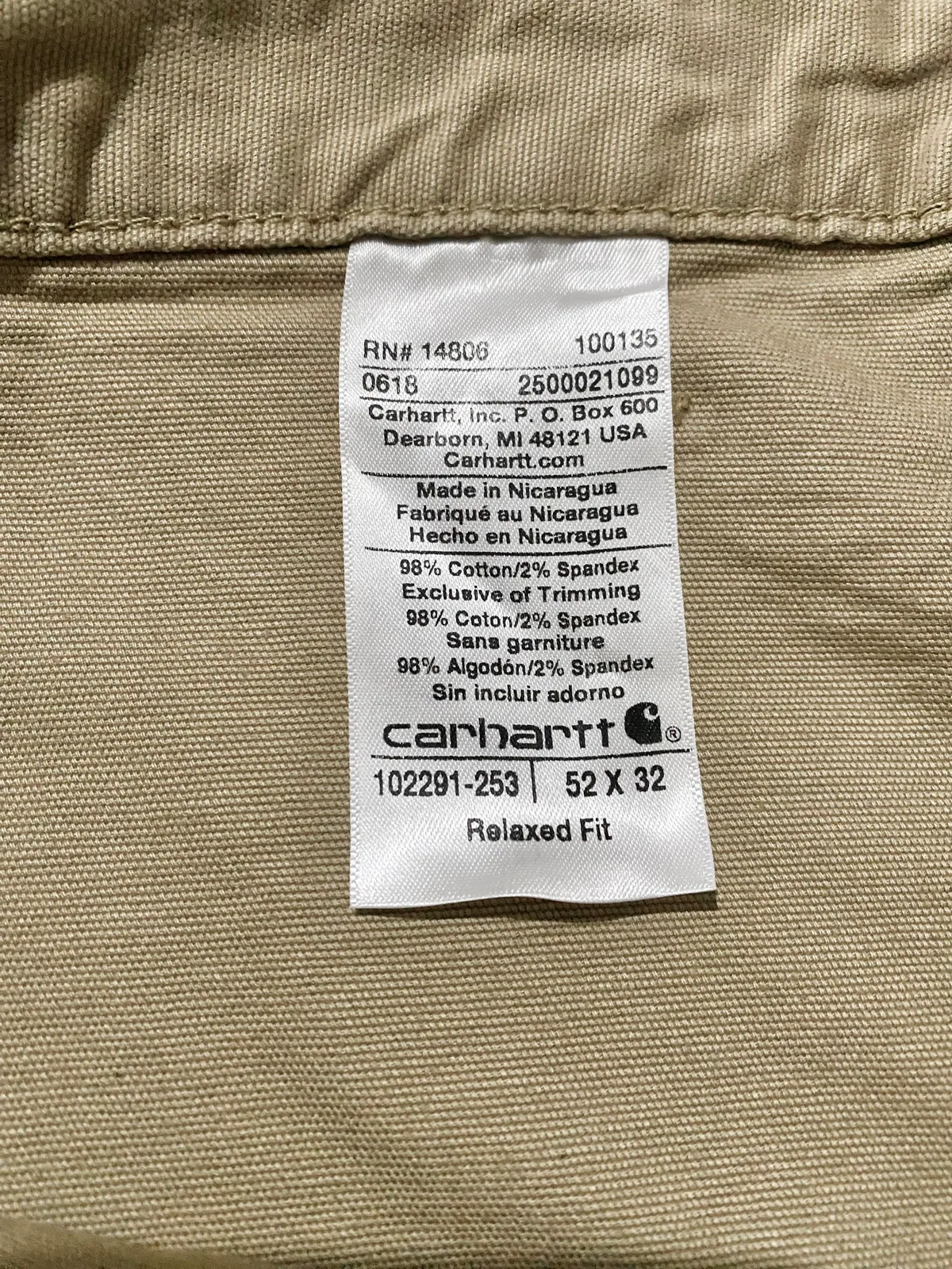 Pantalon Carhartt Talle 3XL / 52x32 — foto 5