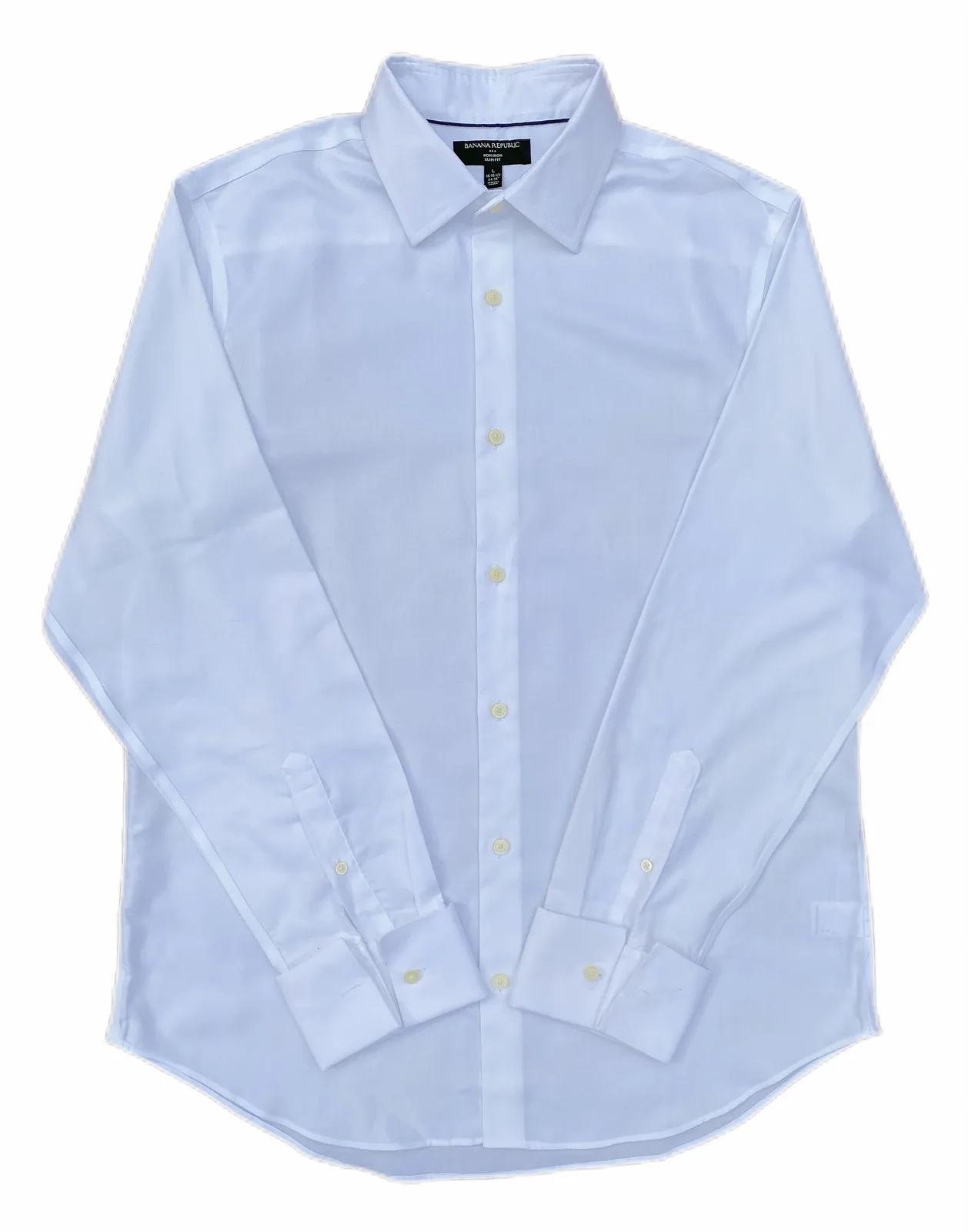 Camisa BANANA REPUBLIC - Talle L Mangas Gemelos