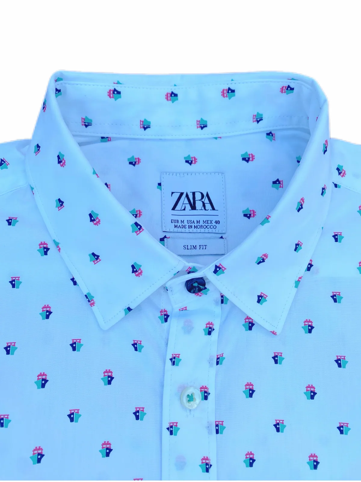 Camisa ZARA - Talle M/S SLIM FIT — foto 3