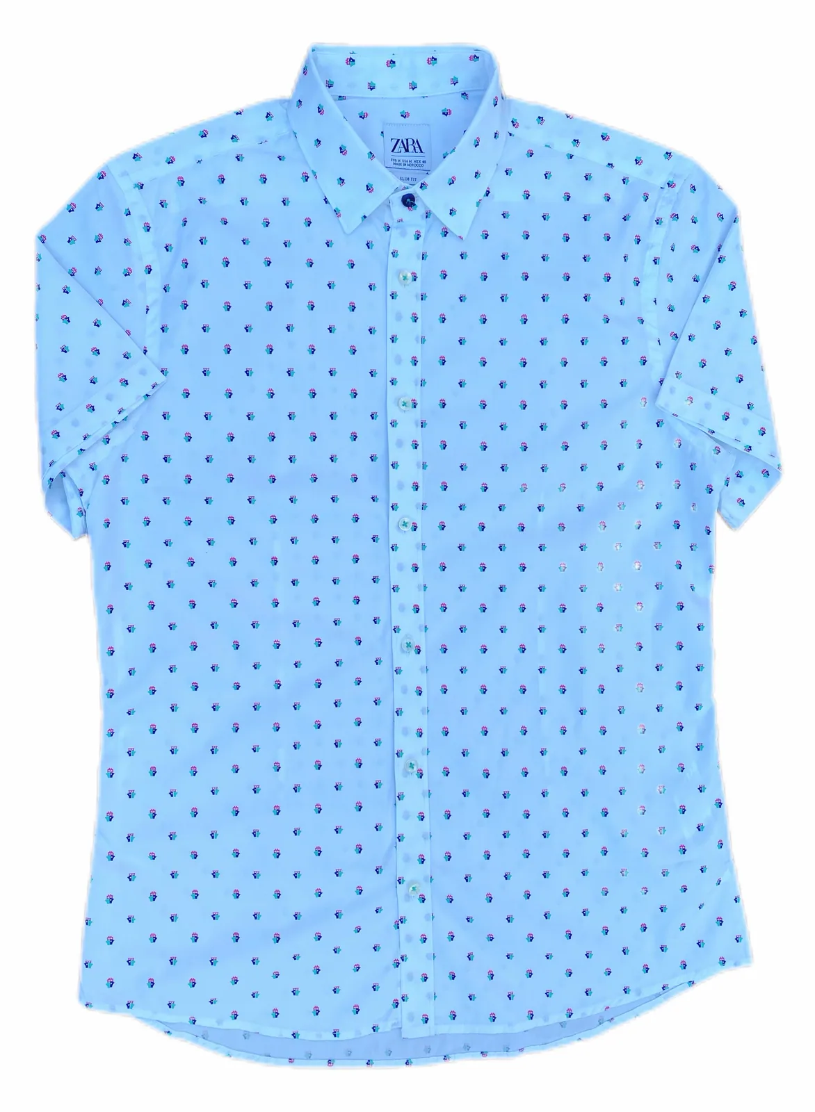 Camisa ZARA - Talle M/S SLIM FIT — foto 4